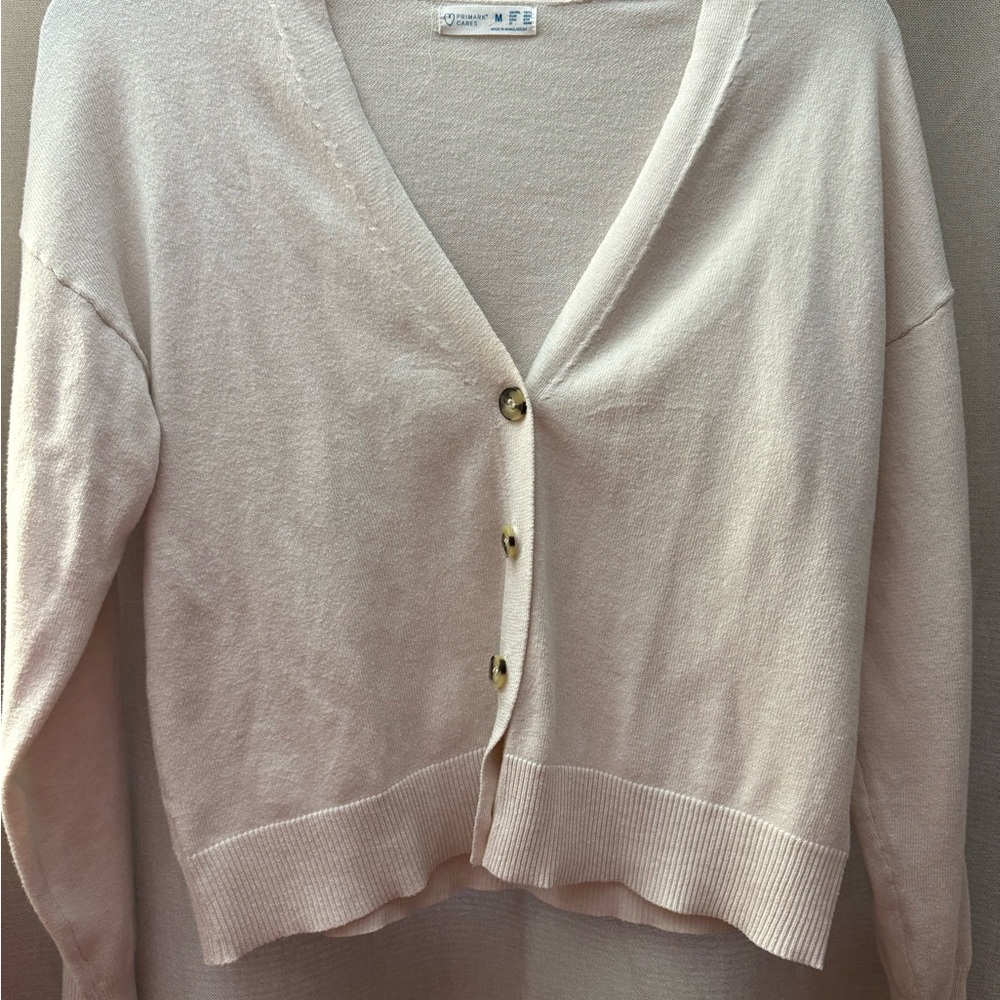Women's Cream Cardigan Sweater